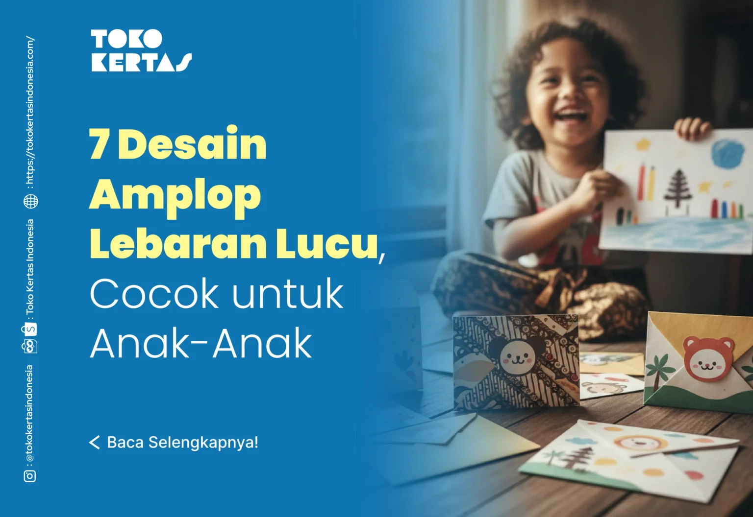 7 Desain Amplop Lebaran Lucu, Cocok untuk Anak-Anak