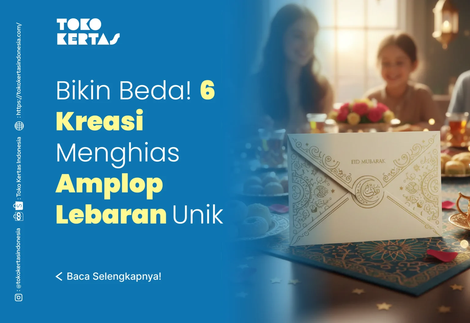 Bikin Beda! 6 Kreasi Menghias Amplop Lebaran Unik