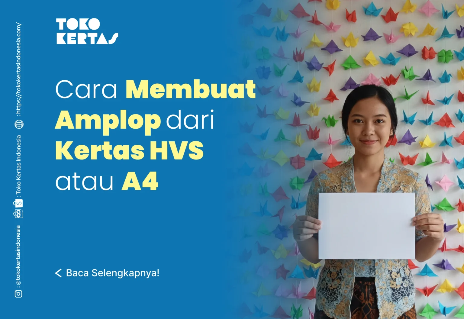 Cara Membuat Amplop dari Kertas HVS atau A4