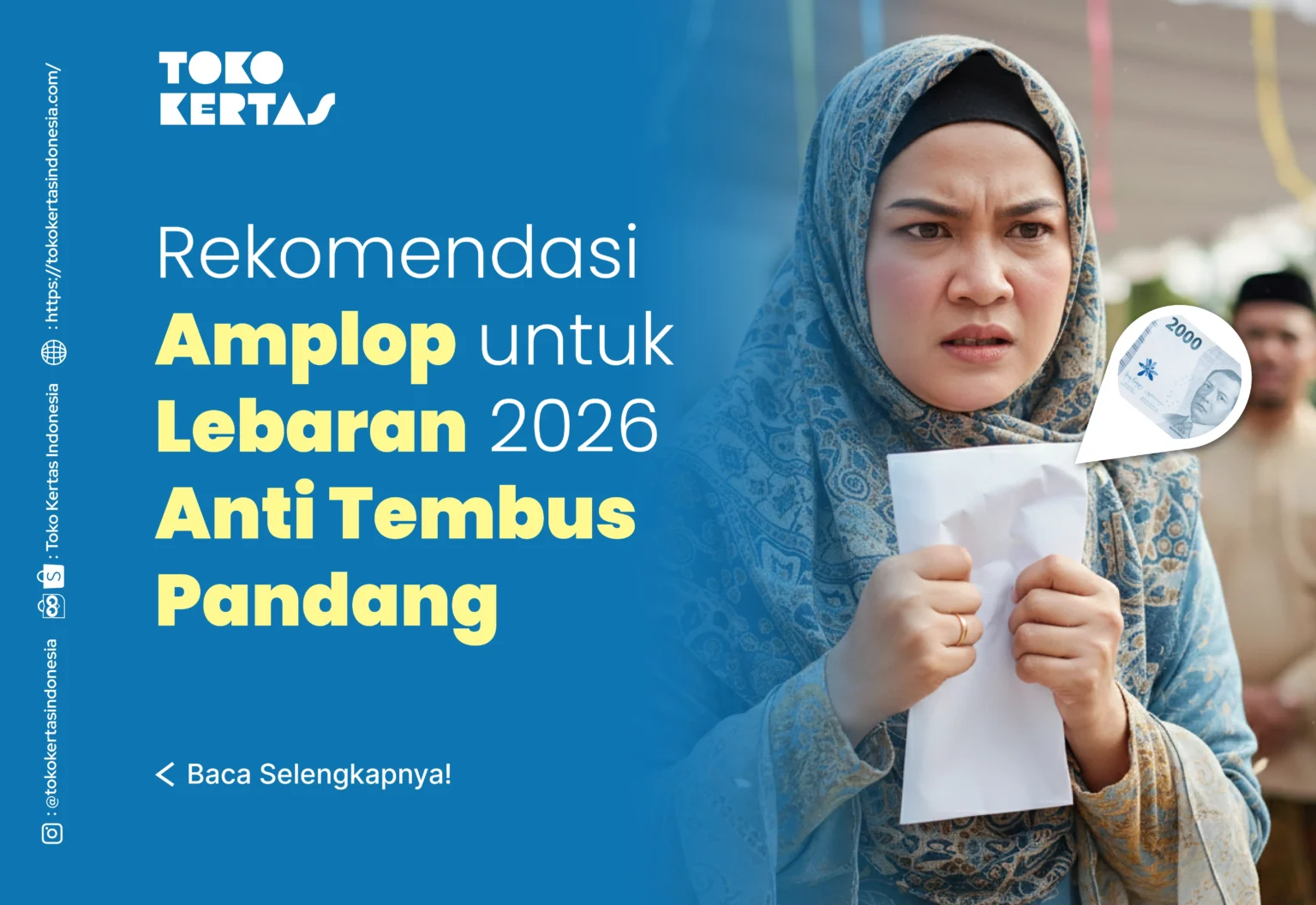 Rekomendasi Amplop untuk Lebaran 2026 Anti Tembus Pandang