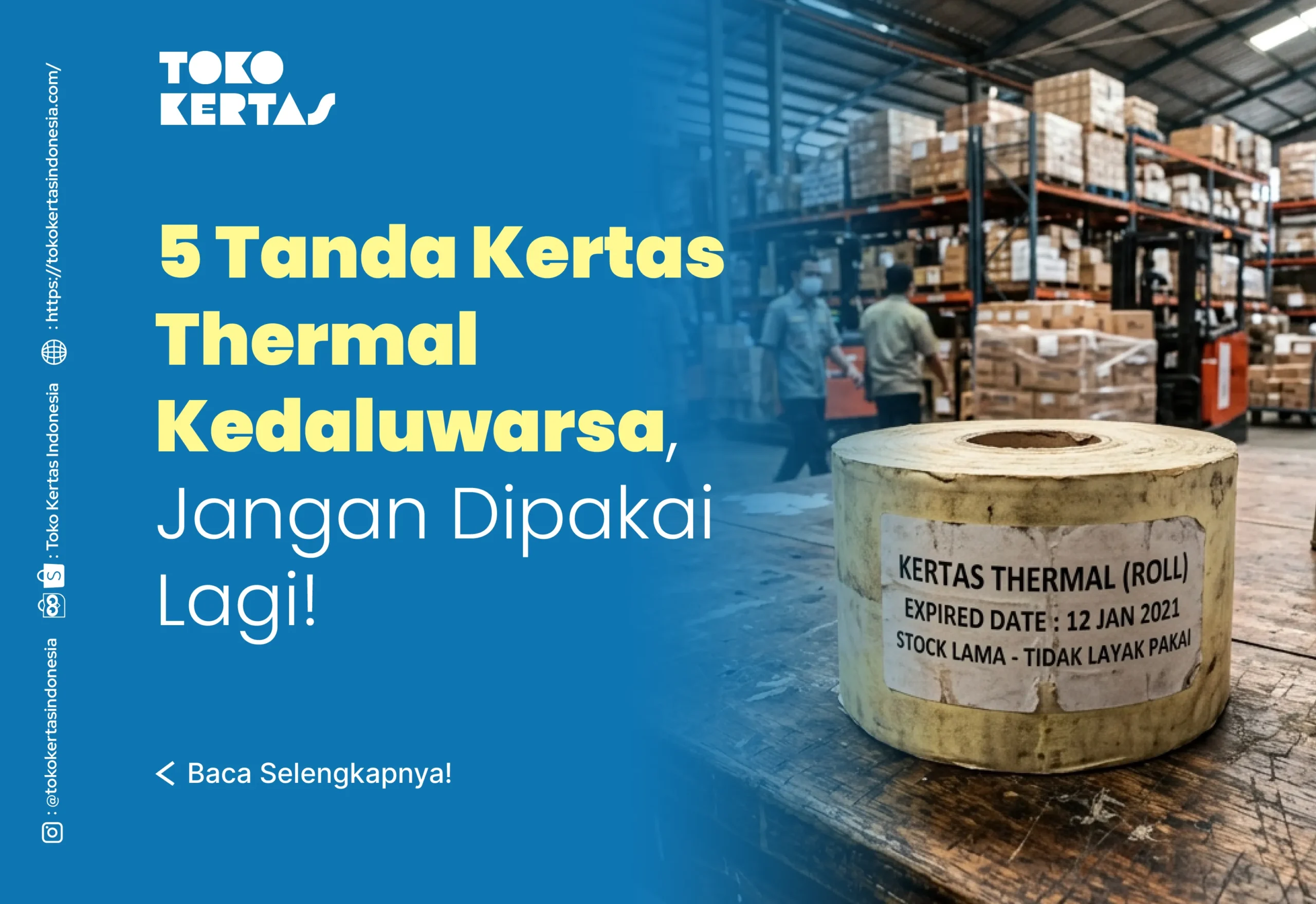 5 Tanda Kertas Thermal Kedaluwarsa, Jangan Dipakai Lagi!
