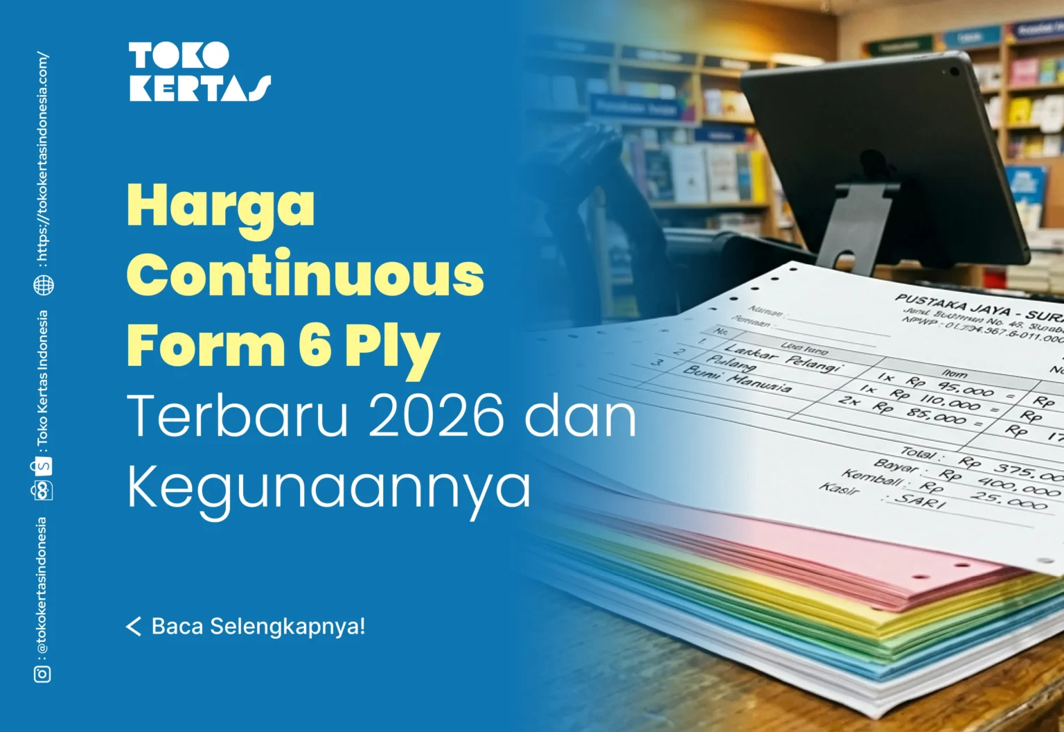 Harga Continuous Form 6 Ply Terbaru 2026