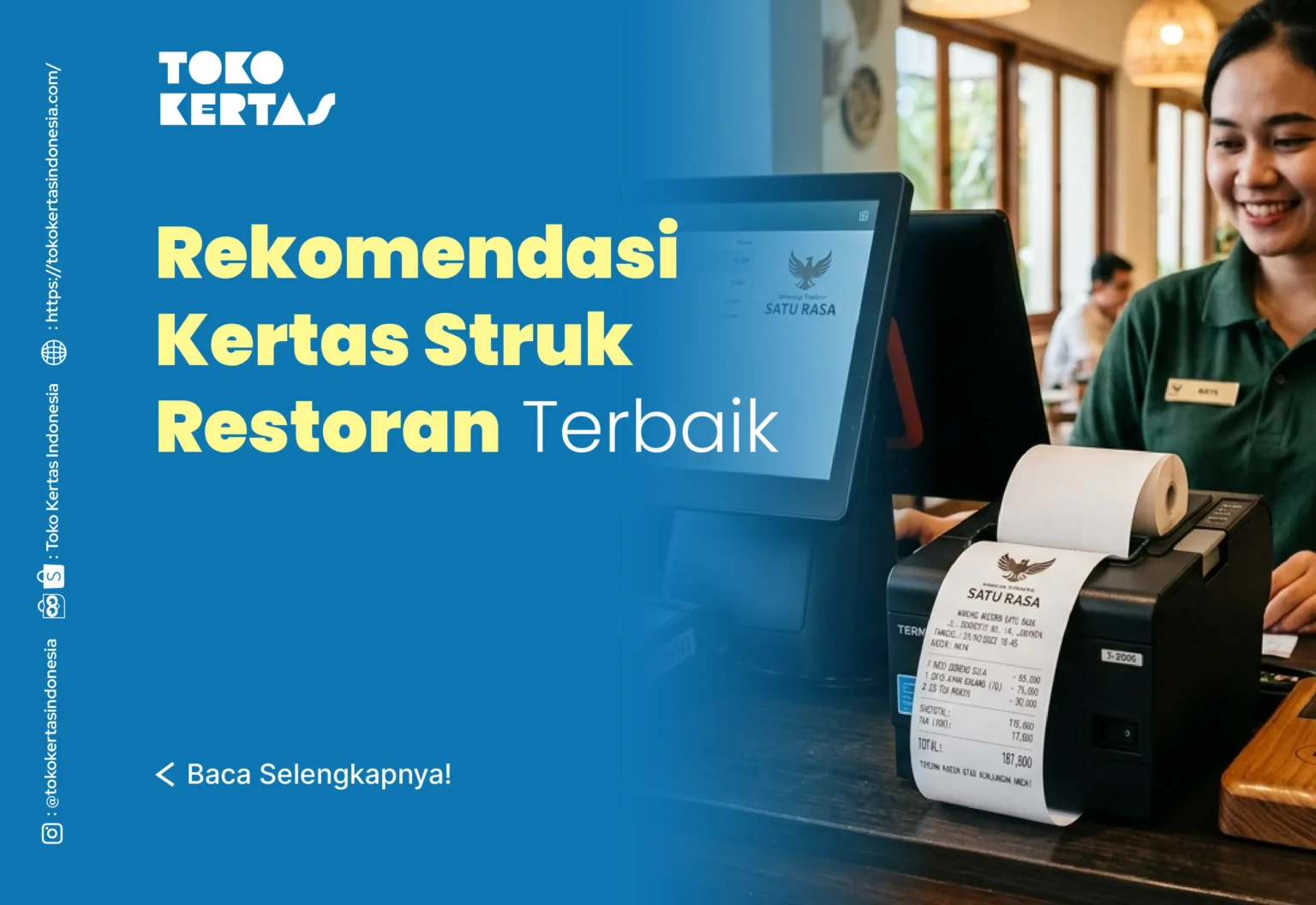 Rekomendasi Kertas Struk Restoran Terbaik