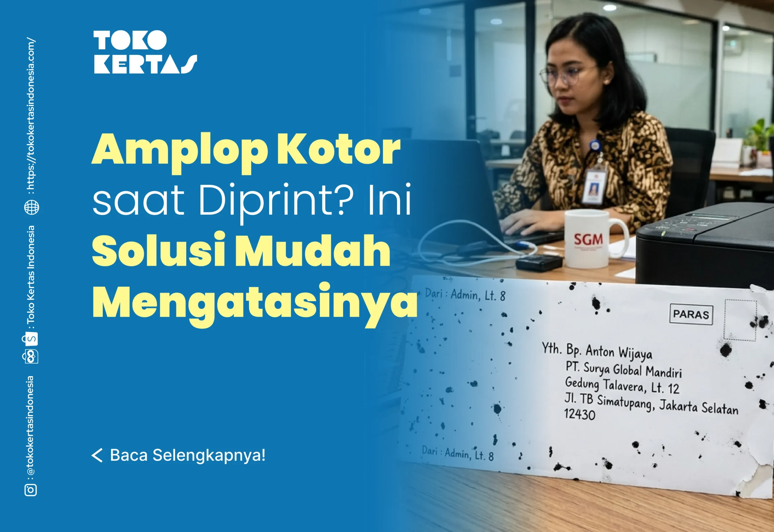 Amplop Kotor saat Diprint Ini Solusi Mudah Mengatasinya