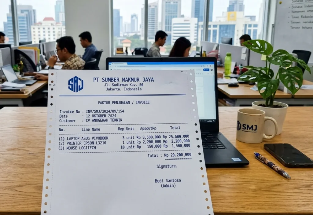 Cara Mudah Cetak Invoice Lebih Rapi dan Profesional