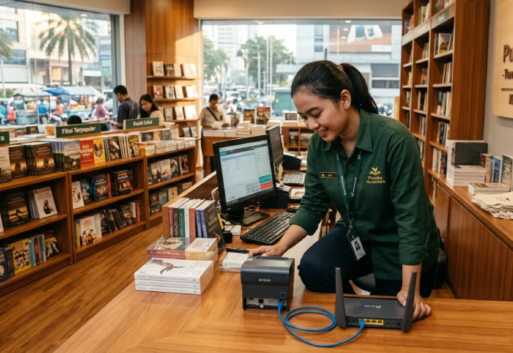 Cara Mudah Menyambungkan Printer Struk Kasir ke Android dan PC