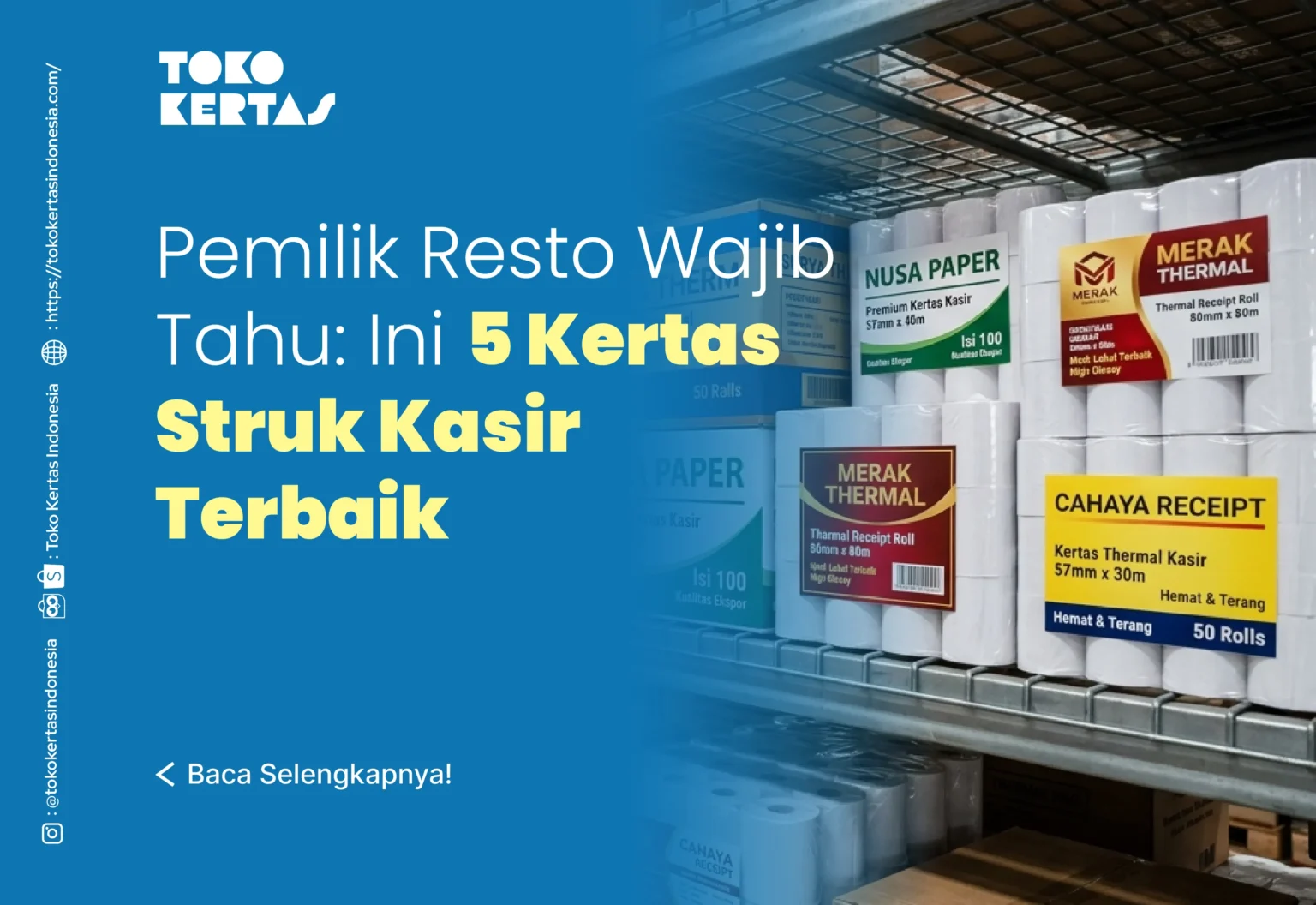 Ini 5 Kertas Struk Kasir Terbaik