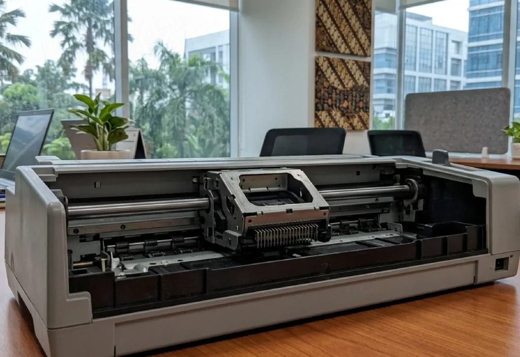 Langkah Setting Ketebalan Continuous Form di Printer Dot Matrix