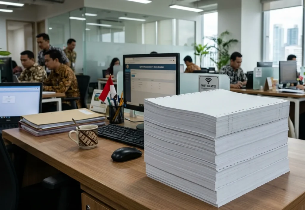 Langkah Setting Ketebalan Continuous Form di Printer Dot Matrix