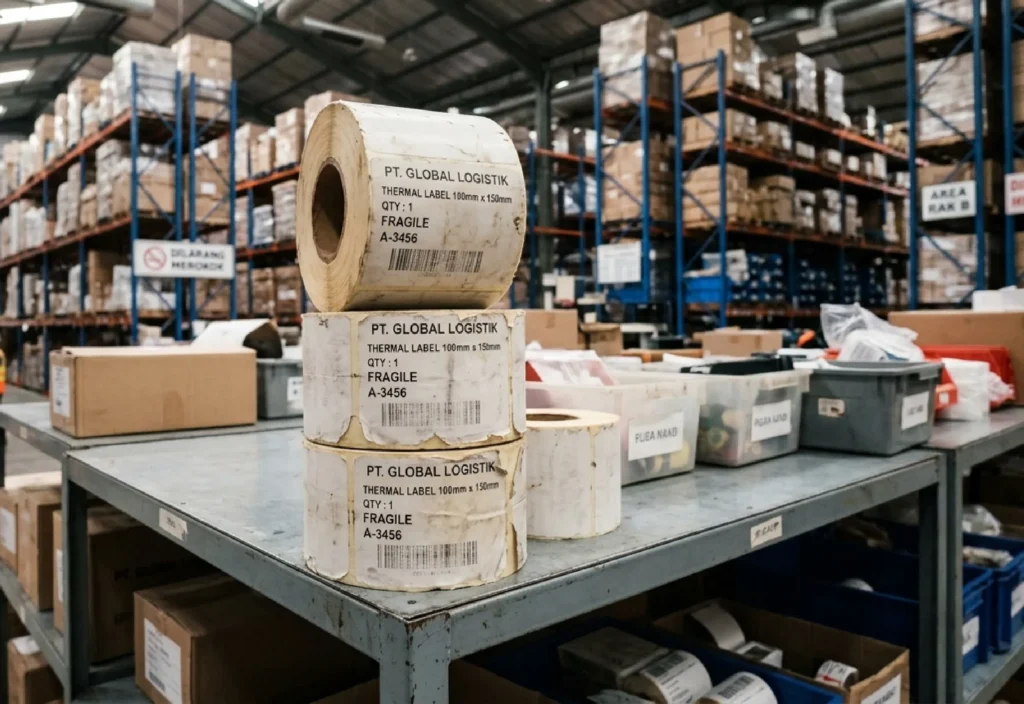 Perbedaan Utama Label Thermal dan Label Kertas Berlapis