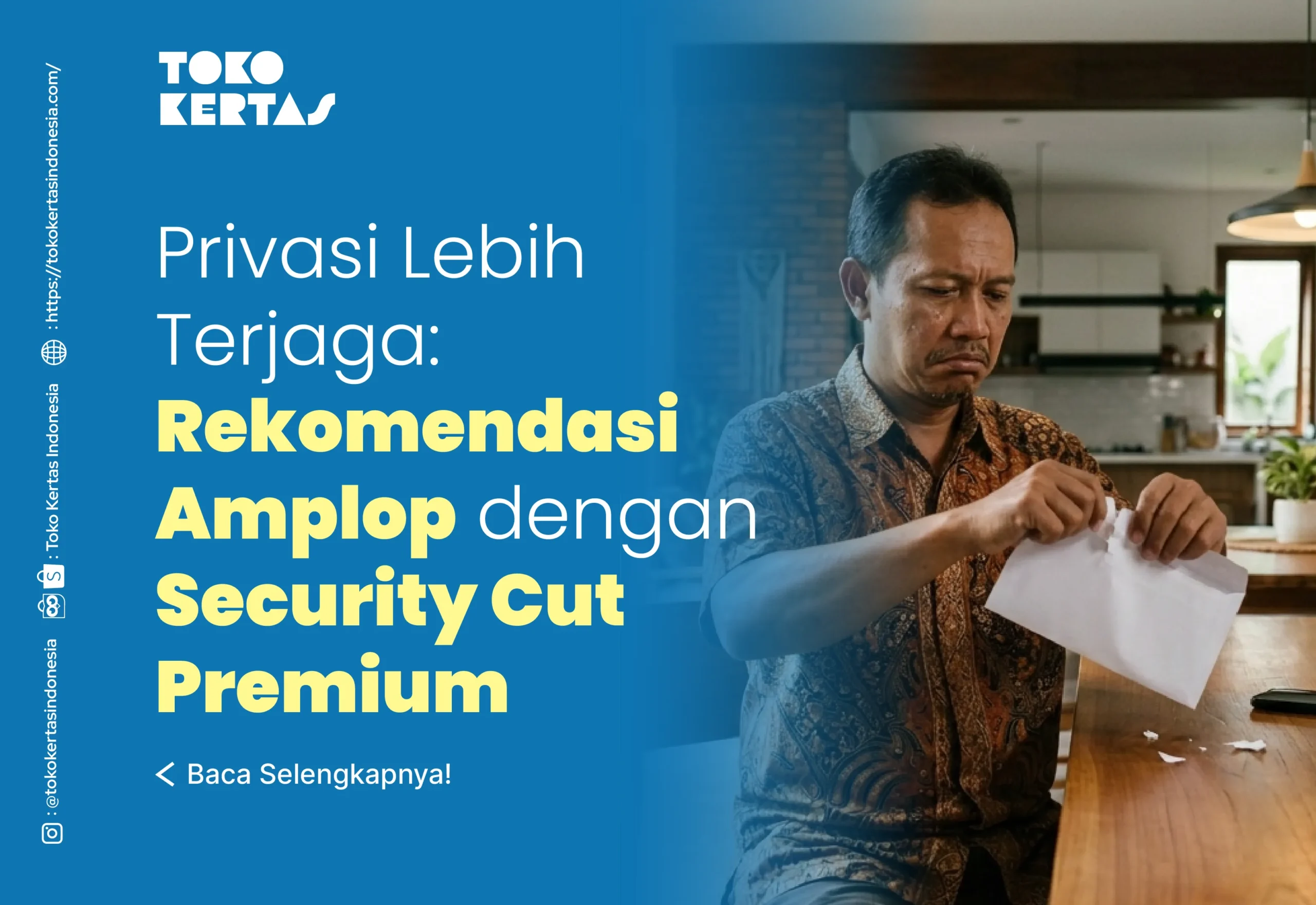 Rekomendasi Amplop dengan Security Cut