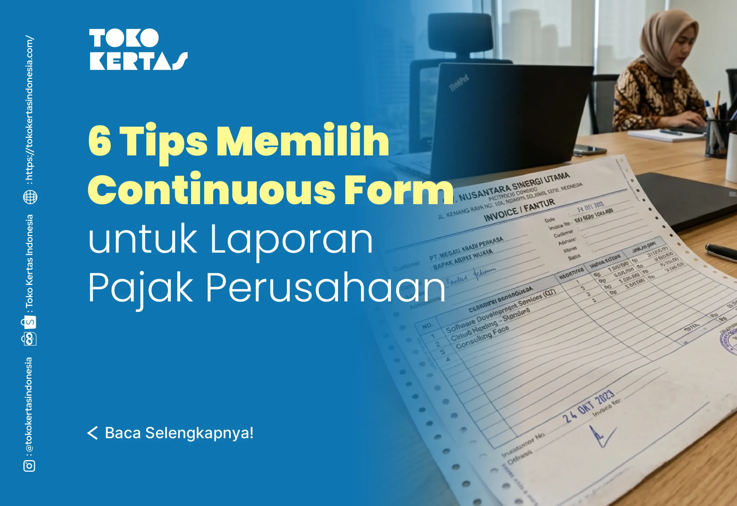 6 Tips Memilih Continuous Form untuk Laporan Pajak Perusahaan