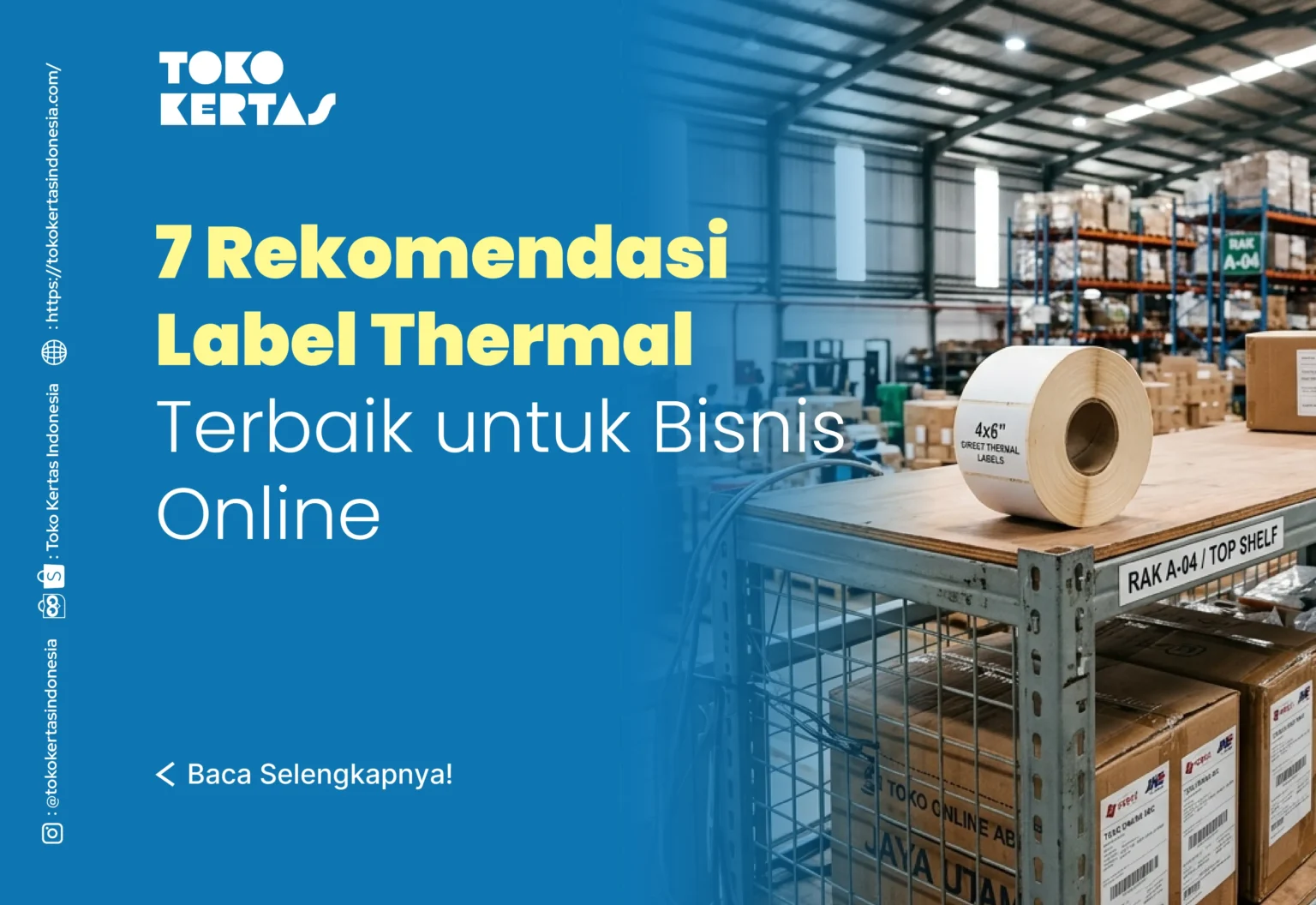 7 Rekomendasi Label Thermal Terbaik untuk Bisnis Online