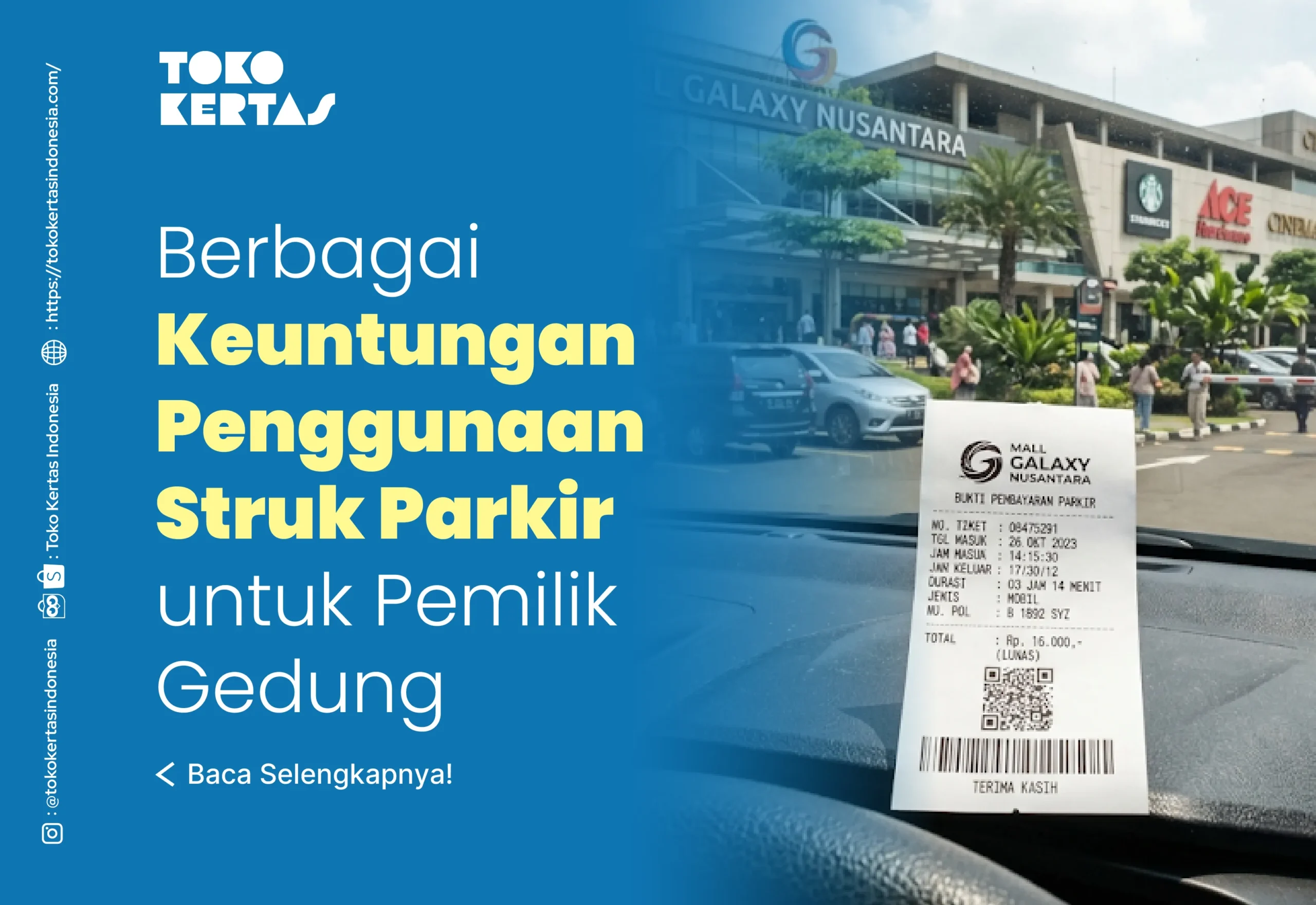 Berbagai Keuntungan Penggunaan Struk Parkir untuk Pemilik Bisnis