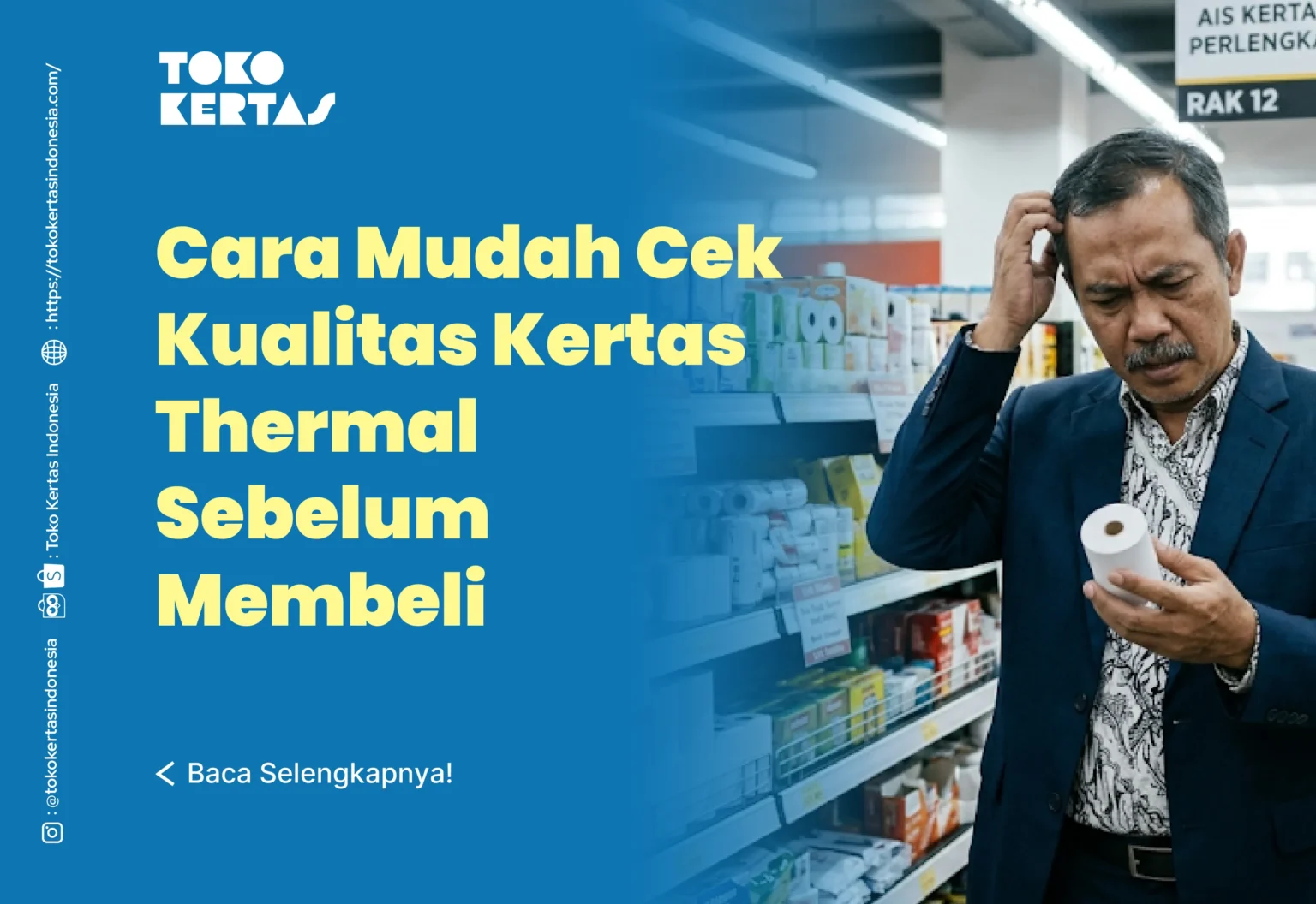 Cara Mudah Cek Kualitas Kertas Thermal Sebelum Membeli