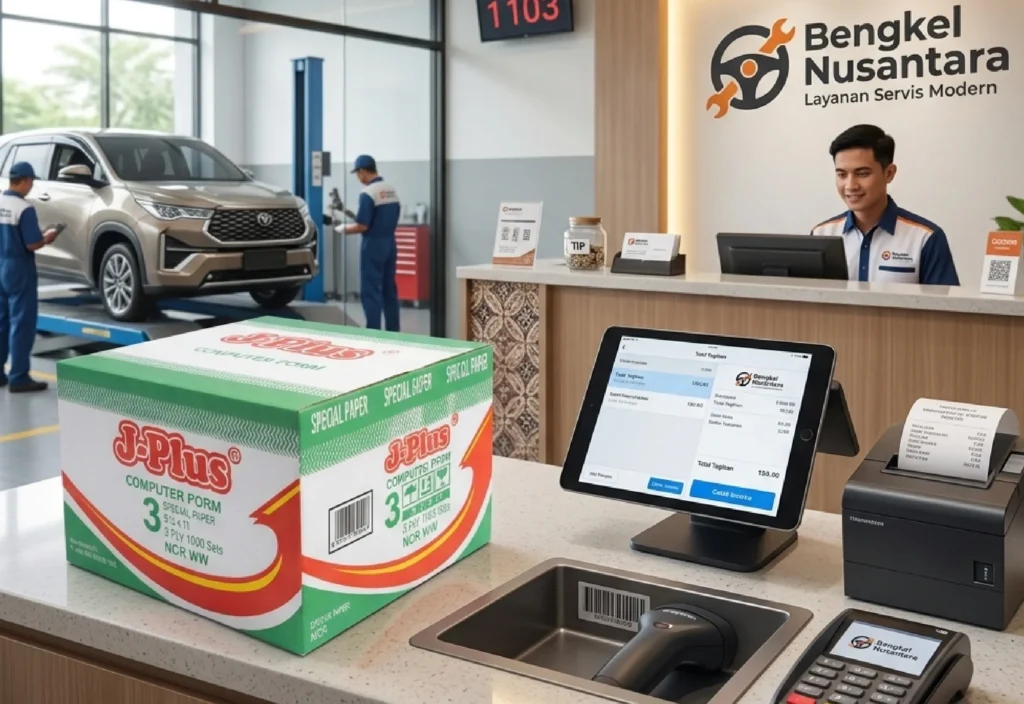Cara Buat Bukti Servis Lebih Rapi dan Jelas Pakai Continuous Form