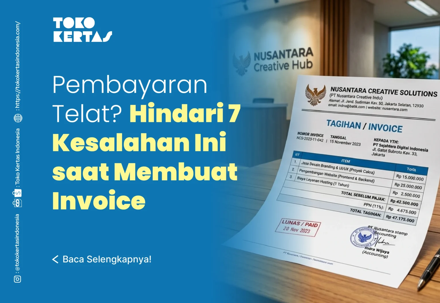 Hindari 7 Kesalahan Ini saat Membuat Invoice