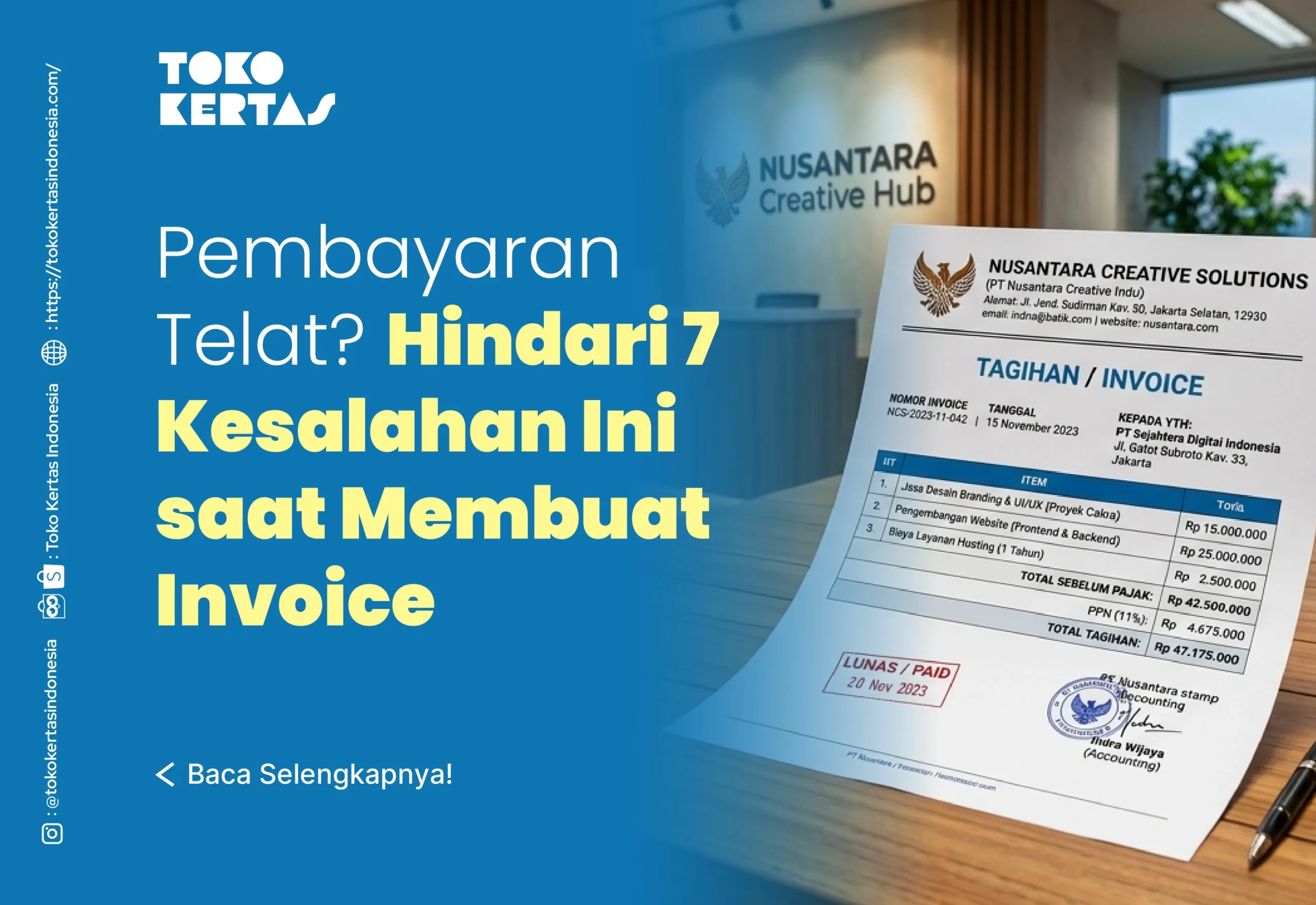 Hindari 7 Kesalahan Ini saat Membuat Invoice