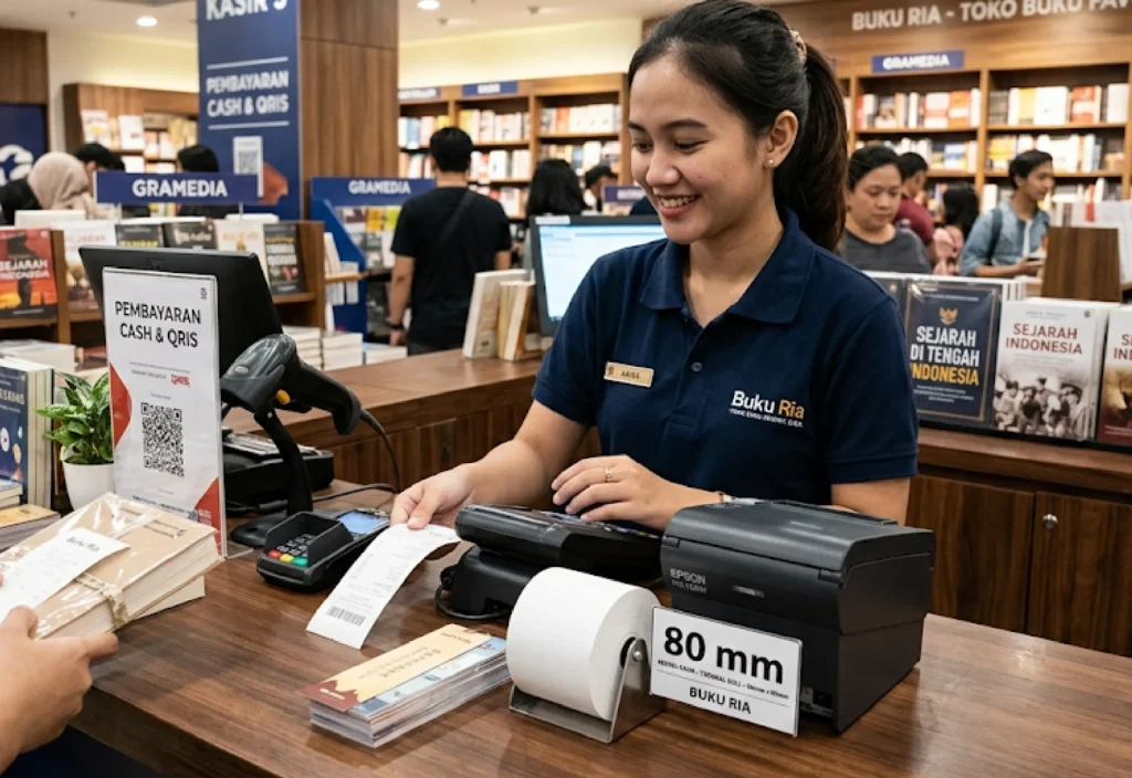 Kertas Struk yang Cocok untuk Mesin POS Modern