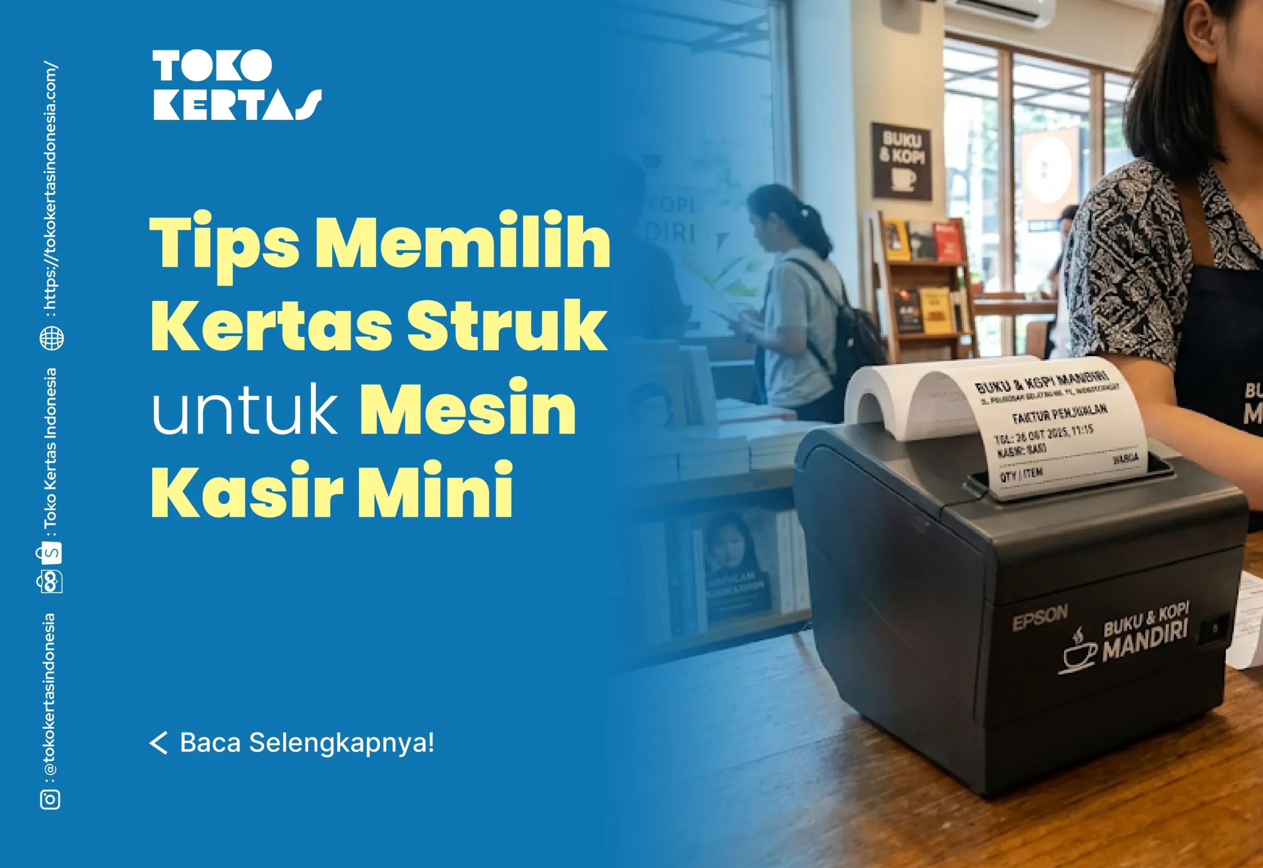 Tips Memilih Kertas Struk untuk Mesin Kasir Mini