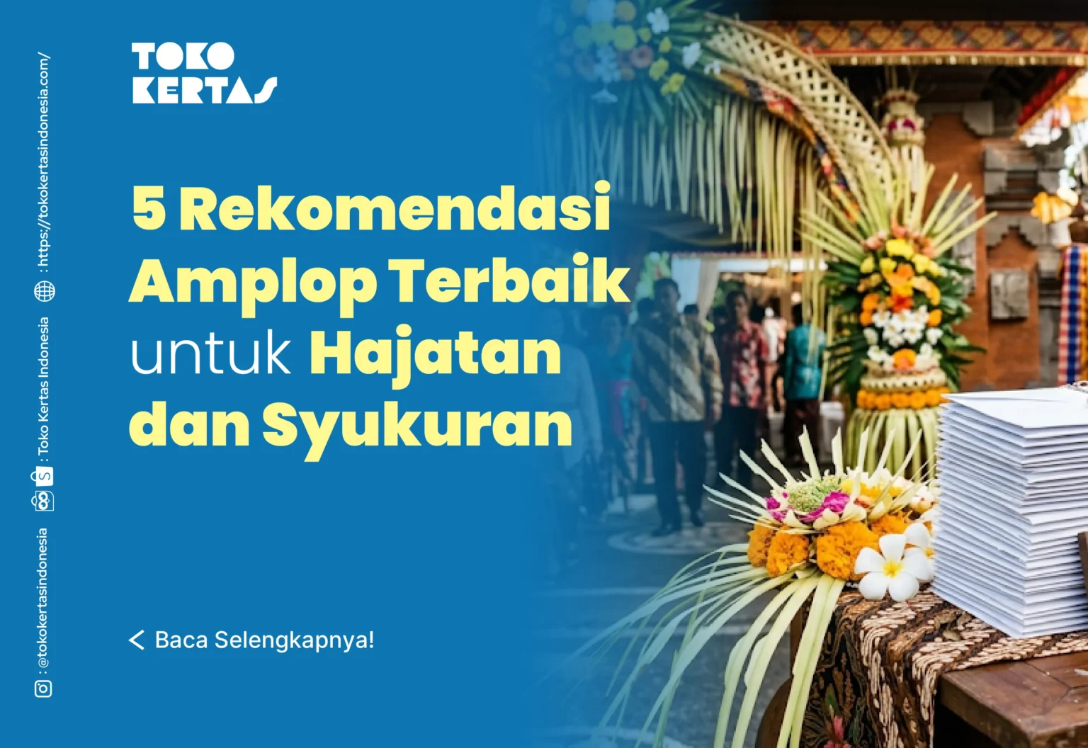 5 Rekomendasi Amplop Terbaik untuk Hajatan dan Syukuran