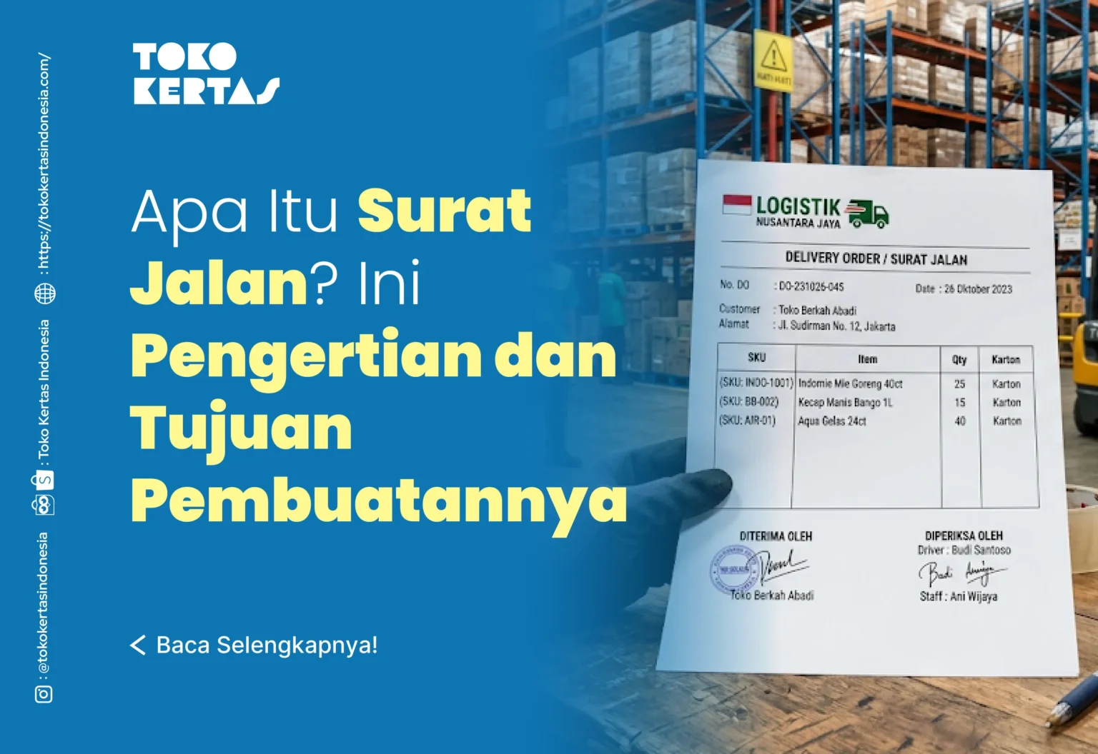 Apa Itu Surat Jalan Ini Pengertian dan Tujuan Pembuatannya