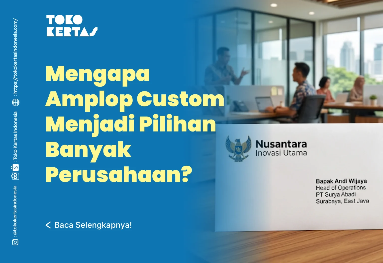 Mengapa Amplop Custom Menjadi Pilihan Banyak Perusahaan?