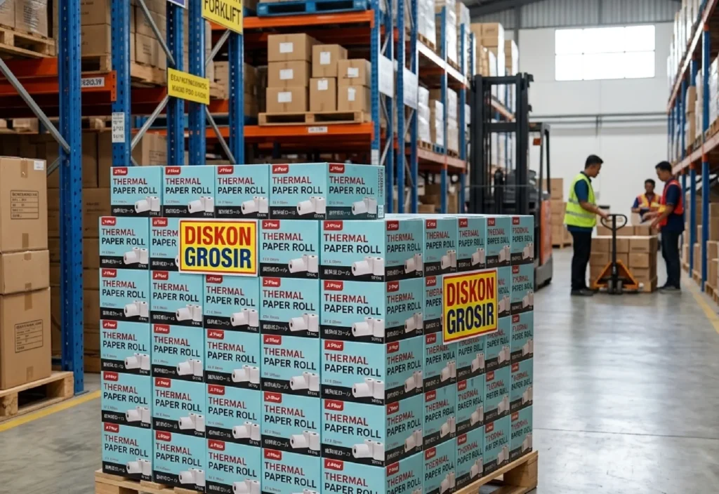 Daftar Harga Kertas Thermal Roll di Gresik, Solusi Cetak Struk Cepat