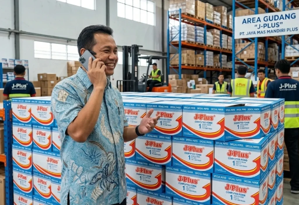 Jual Kertas Continuous Form 1 Ply di Surabaya Harga Grosir