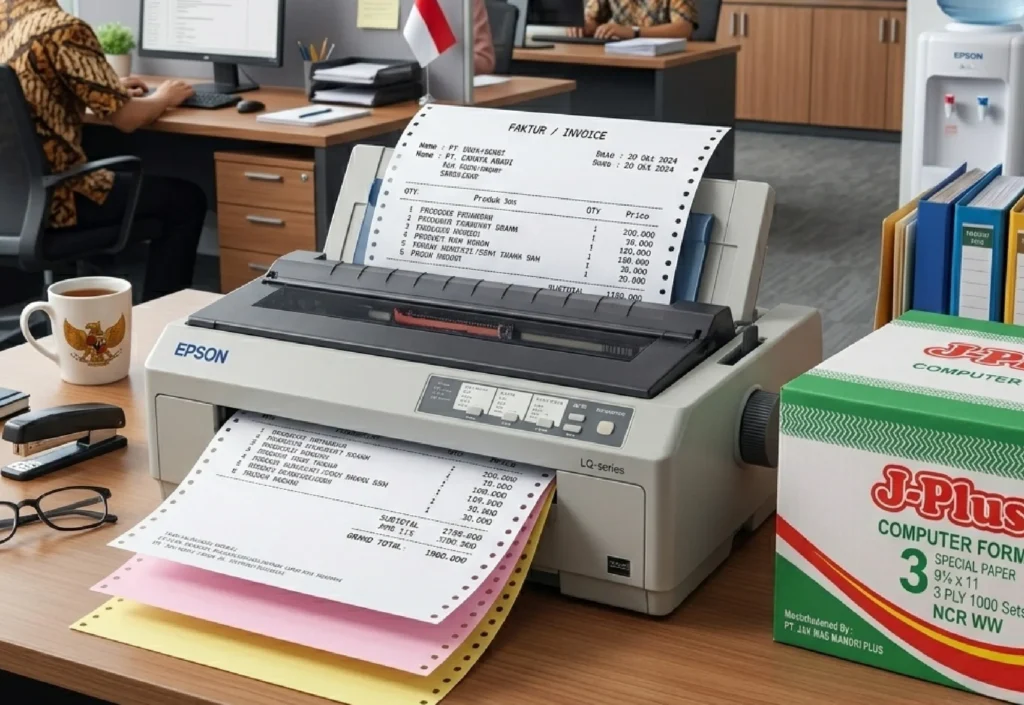 Jual Kertas Continuous Form 3 Ply di Surabaya, Grosir dan Eceran