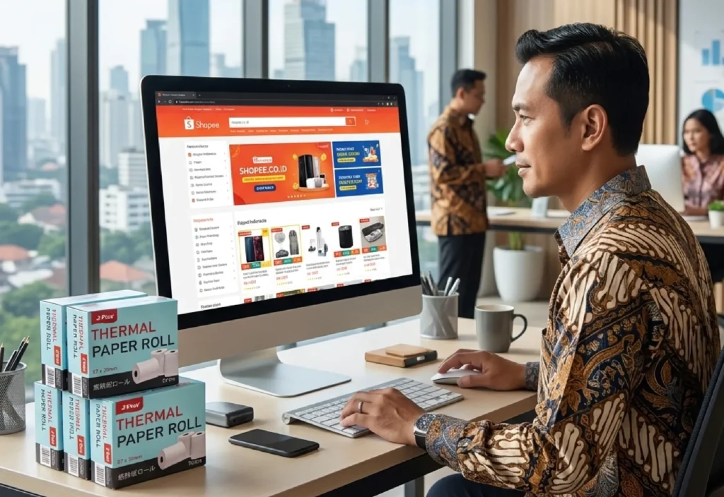Tempat Jual Kertas Thermal Area Surabaya untuk Struk Parkir