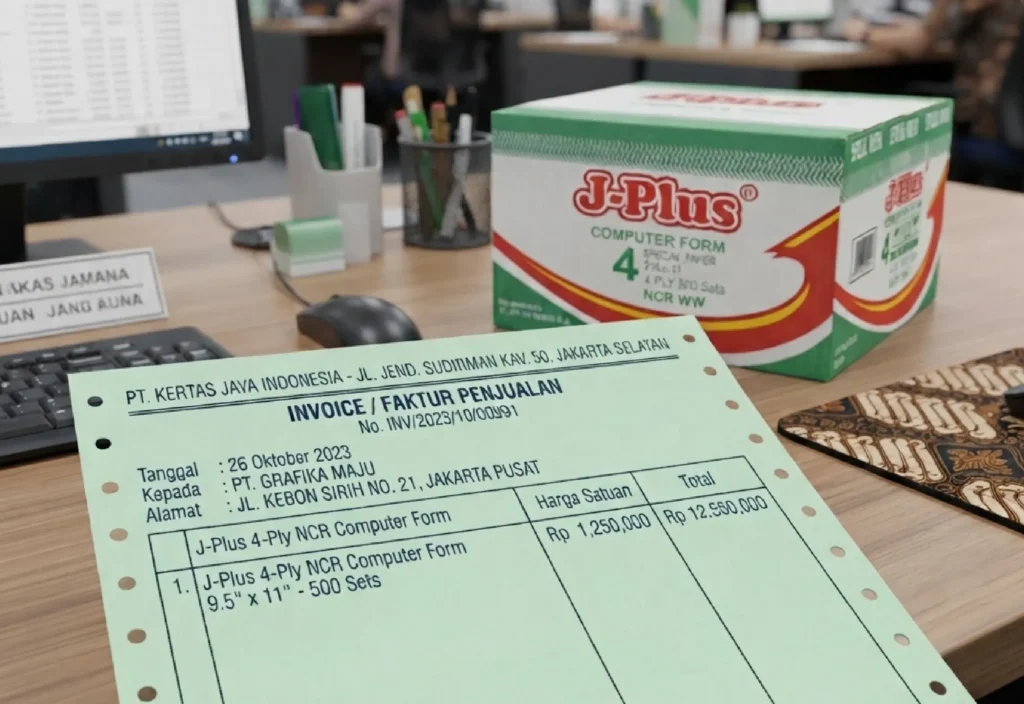 Distributor Kertas Continuous Form 4 Ply Wilayah Bandung Terbaik