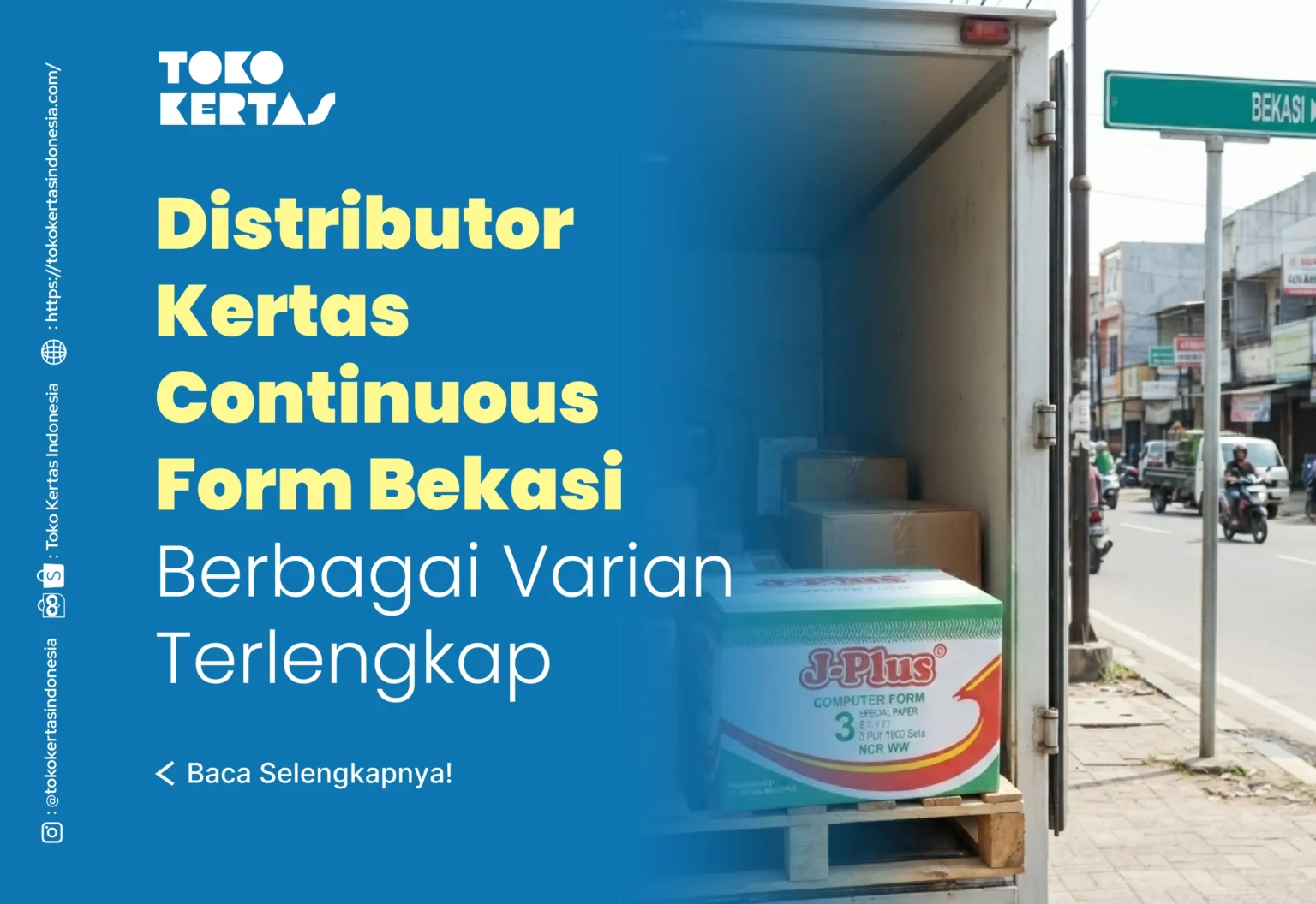 Distributor Kertas Continuous Form Bekasi Berbagai Varian Terlengkap