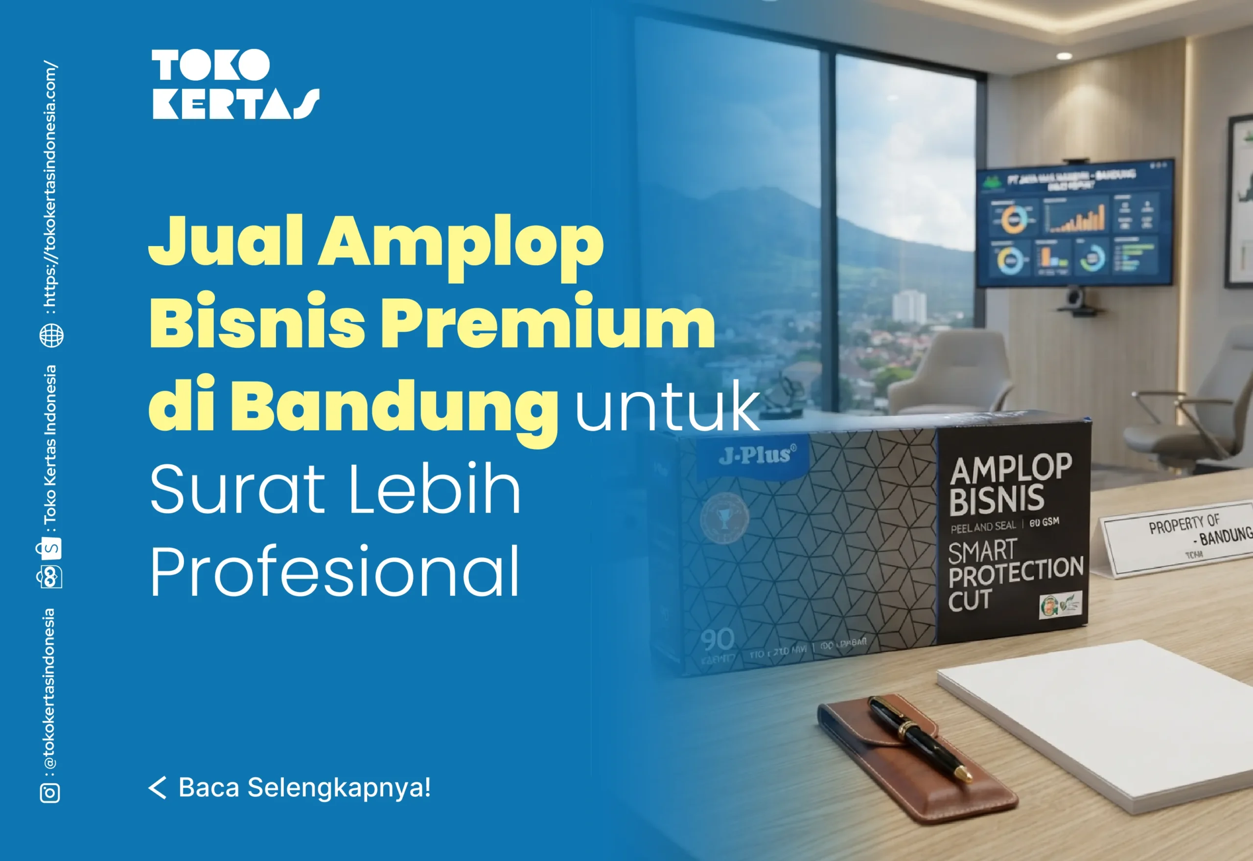 Jual Amplop Bisnis Premium di Bandung untuk Surat Lebih Profesional