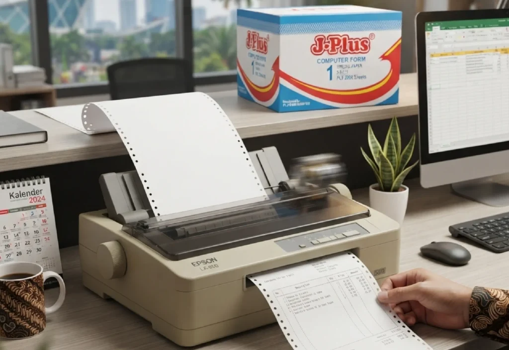 Jual Kertas Continuous Form 1 Ply Kualitas Terbaik di Bandung