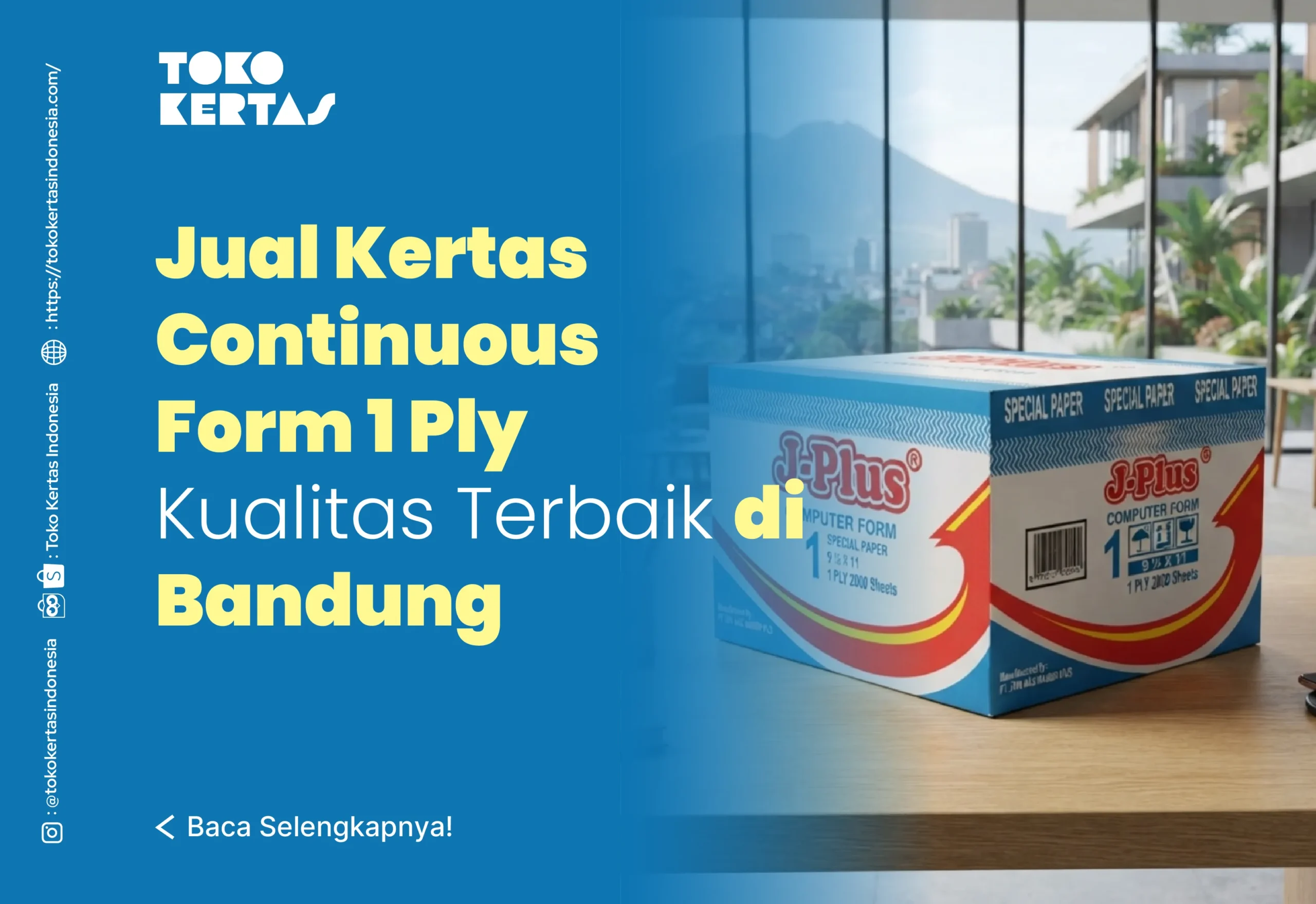 Jual Kertas Continuous Form 1 Ply Kualitas Terbaik di Bandung