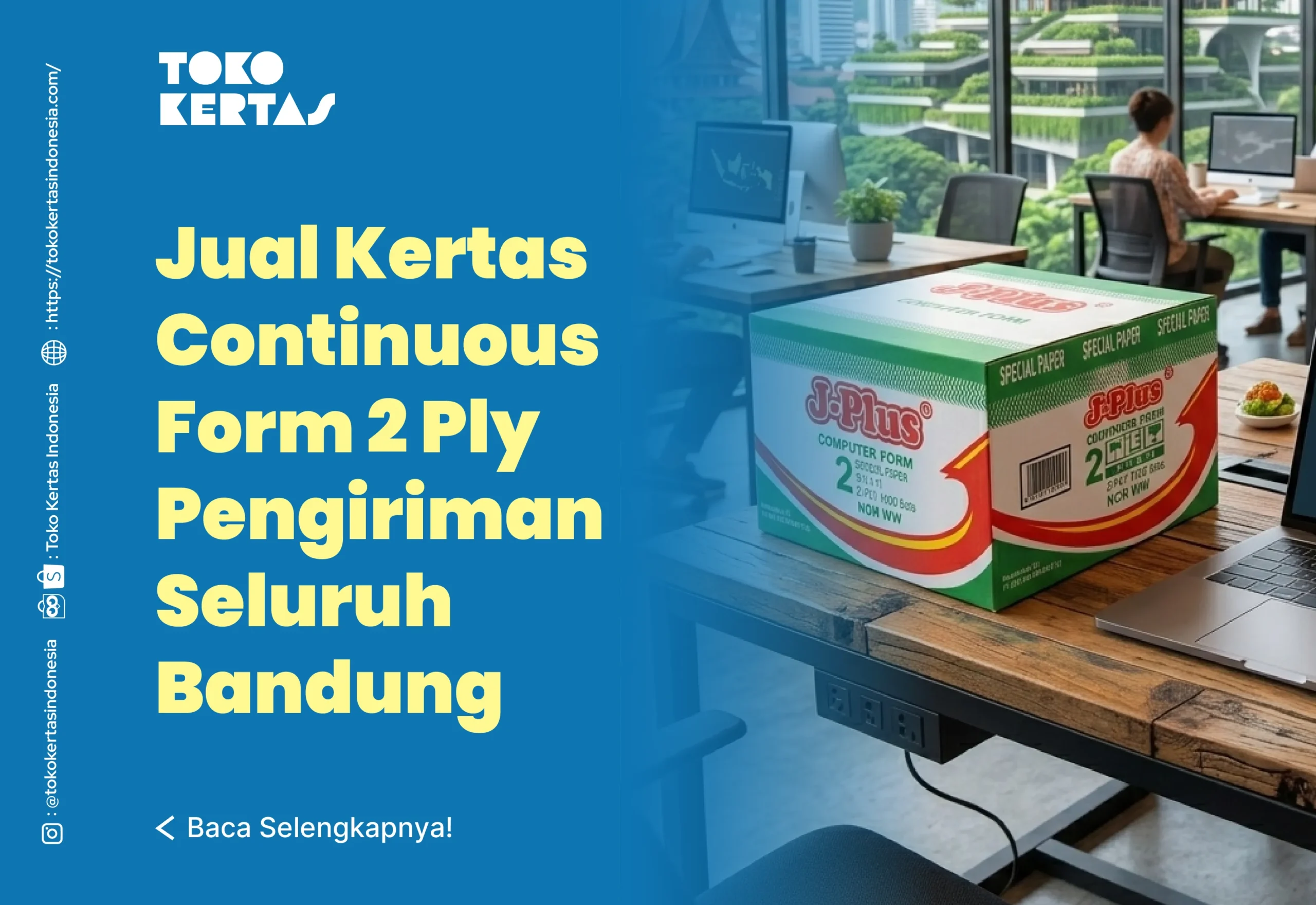 Jual Kertas Continuous Form 2 Ply Pengiriman Seluruh Bandung