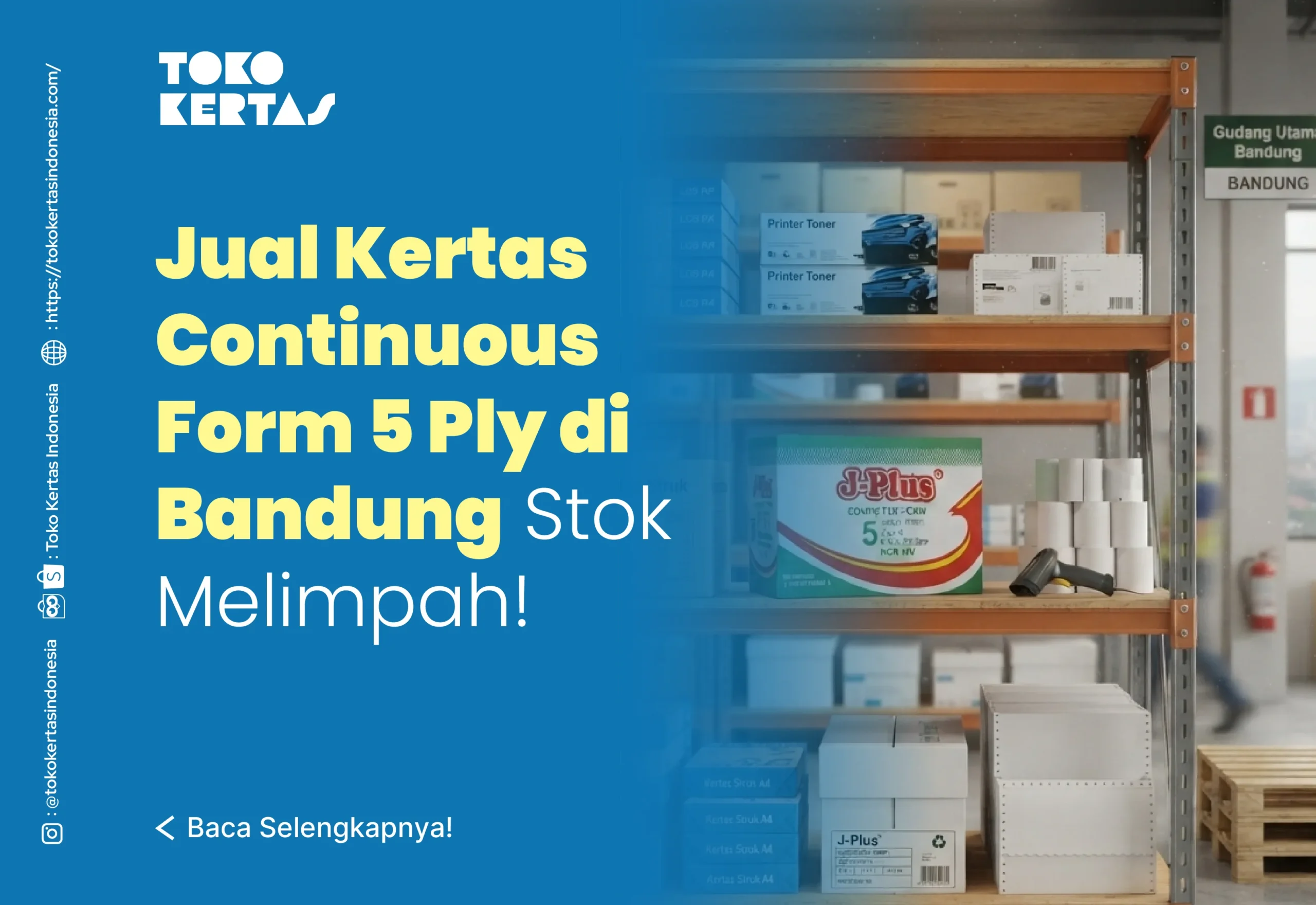 Jual Kertas Continuous Form 5 Ply di Bandung, Stok Melimpah!