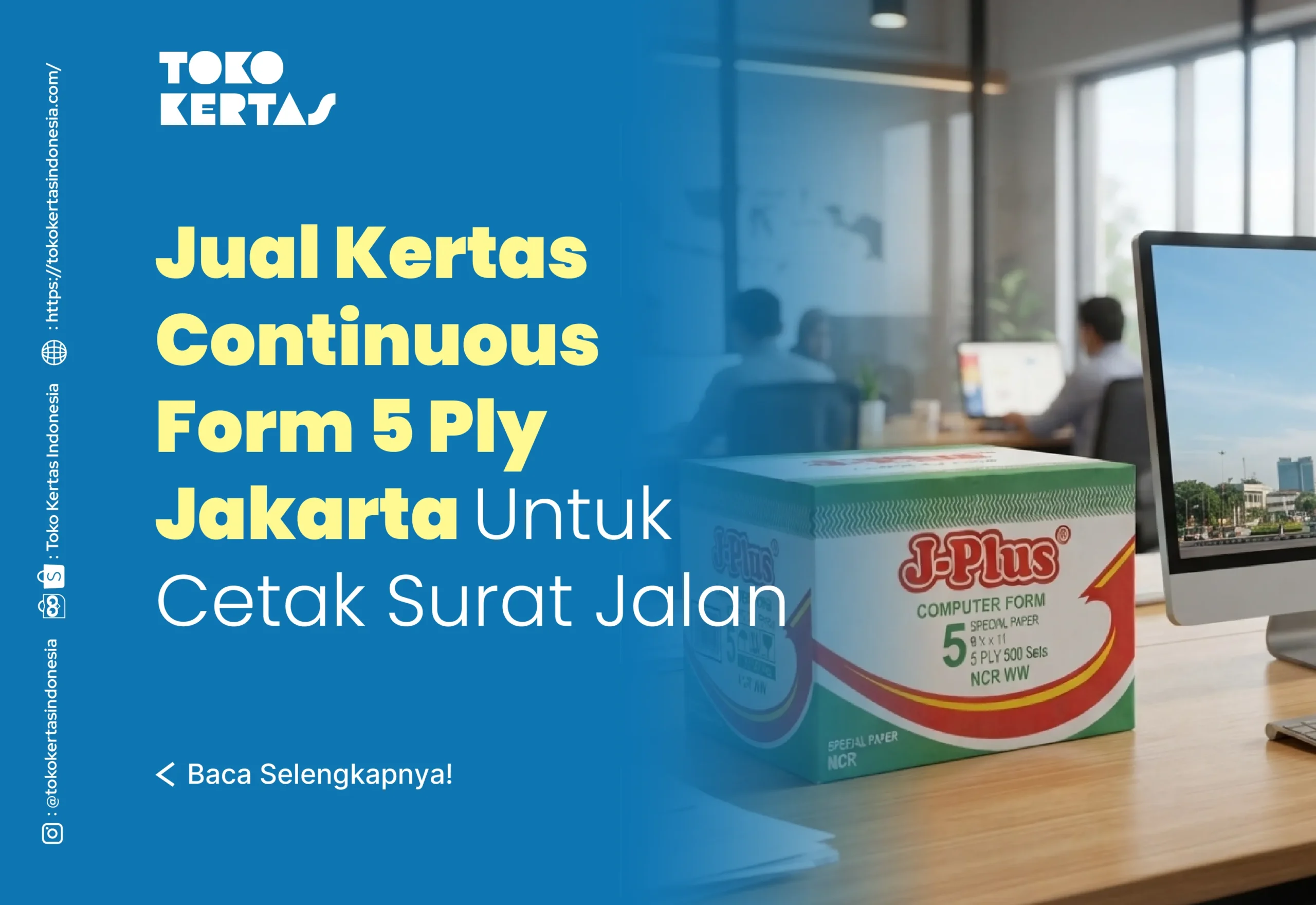 Jual Kertas Continuous Form 5 Ply Jakarta Untuk Cetak Surat Jalan