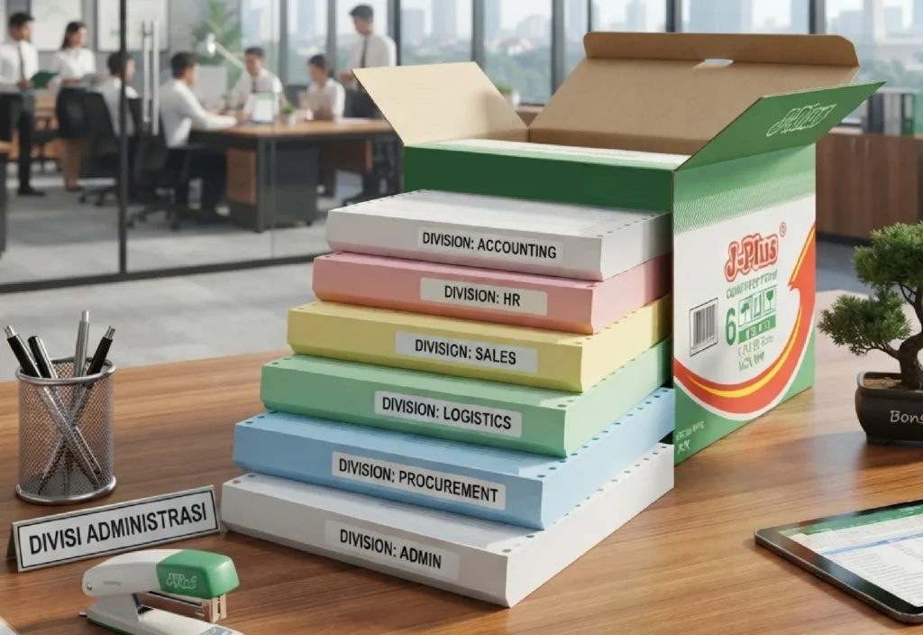 Jual Kertas Continuous Form 6 Ply Jakarta, Cetak Rangkap Lebih Cepat