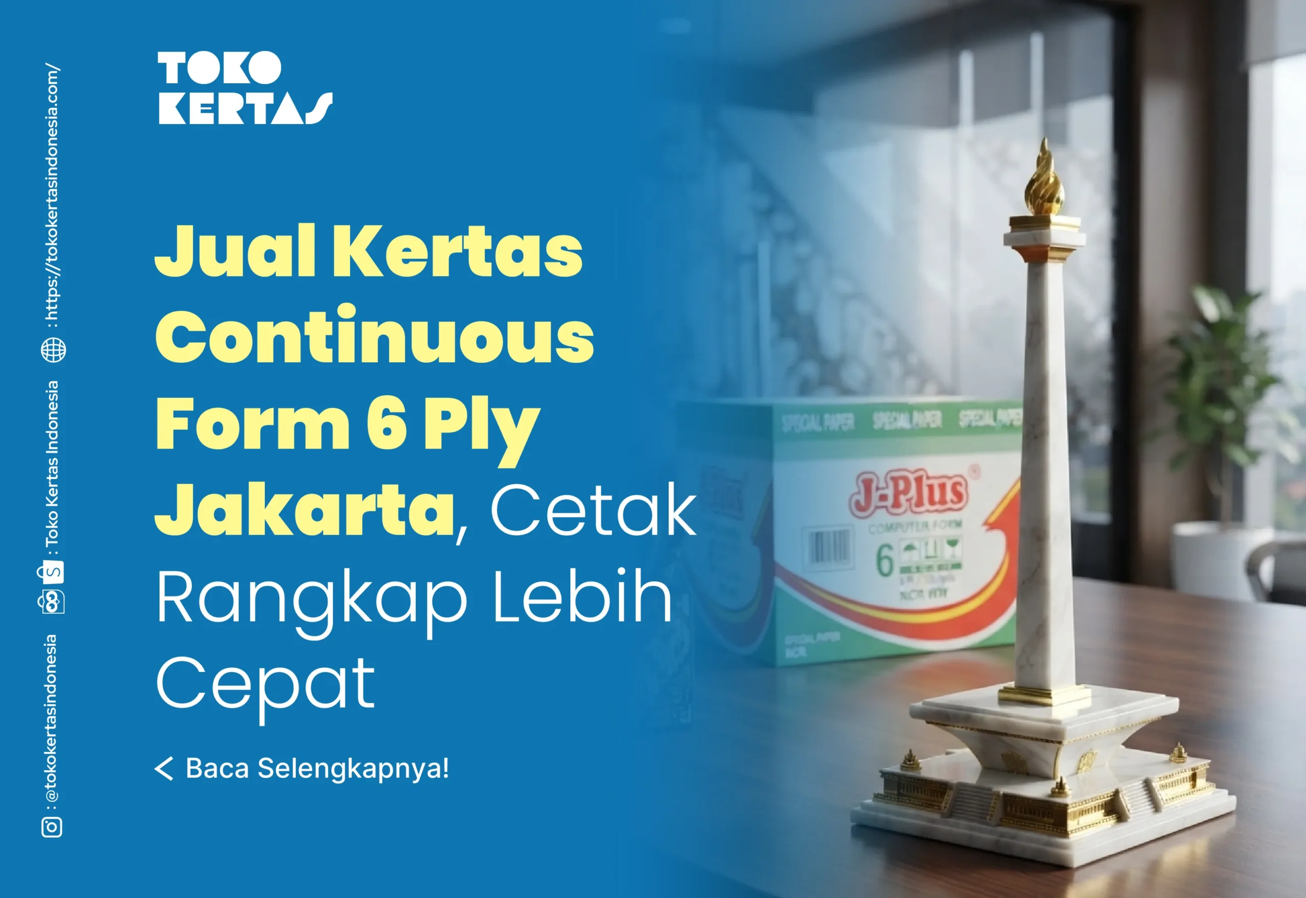 Jual Kertas Continuous Form 6 Ply Jakarta, Cetak Rangkap Lebih Cepat