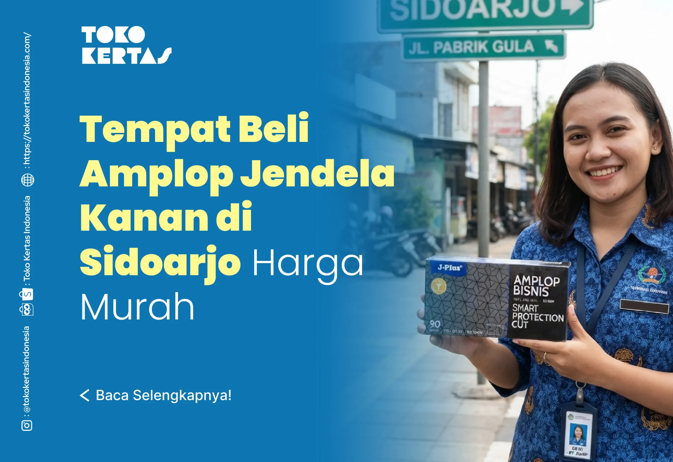 Tempat Beli Amplop Jendela Kanan di Sidoarjo Harga Murah